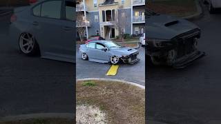 Cambered Subi vs Speed Bump 👀 IG brokewrx [upl. by Volding]