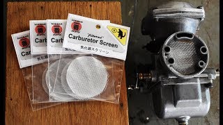 how to install a carburetor screen [upl. by Estus]