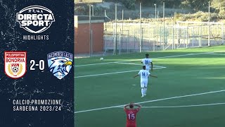 Calcio Promozione  Pol Bonorva  Macomerese 20 Highlights [upl. by Ettessil]