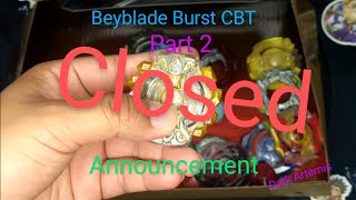 Beyblade Burst Classic Layer CBT Part 2 Announcement Closed [upl. by Bowles721]