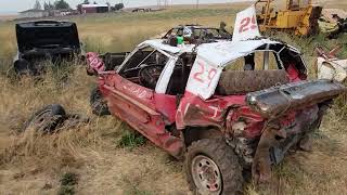 Aftermath of Goldendale demolition derby [upl. by Barbaresi872]