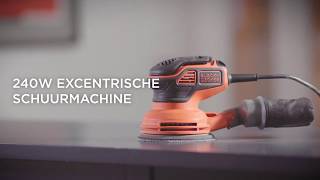 BLACKDECKER™ 240W Excentrische Schuurmachine [upl. by Treulich]