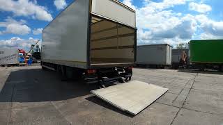 DAF LF 45 220 BOX TAIL LIFT 12 TON 22 PALLETS EURO 5 [upl. by Nilyaj]