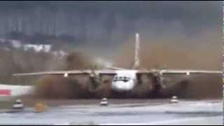 Antonov An24 Extreme Rough Takeoff [upl. by Dustie]