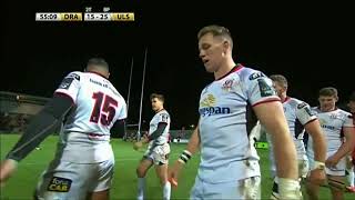 Guinness PRO14 Round 10 Highlights Dragons v Ulster Rugby [upl. by Arsuy880]