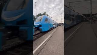 Ausfahrt eines RE 72 nach Memmingen mit Lichti und Makro👌🚄🔊 trainspotting train [upl. by Yengac]