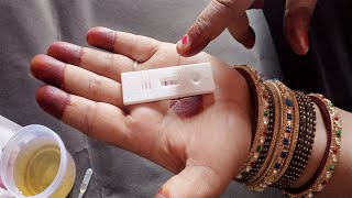 प्रेगनेंसी टेस्ट करने का सही तरीकासही टाइम live pregnancy test pregnancy test kaise kare [upl. by Yttel]