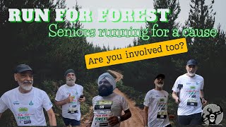 Seniors Running for a cause Marathon run for forest 60 plus Marathon run seniorexercise marathon [upl. by Assetal]