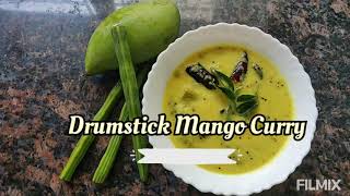 മുരിങ്ങക്ക മാങ്ങ കറി Muringakka Manga Curry Drumstick Mango Curry Kerala Style [upl. by Blunt]