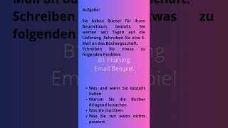 DTZ B1 Brief Email Schreiben Beispiel deutsch deutschlernen [upl. by Karisa]