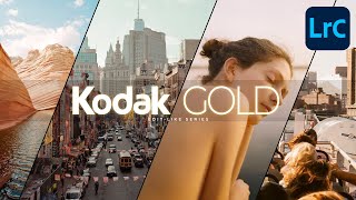 How to Create the KODAK GOLD 200 Look in Lightroom Classic Tutorial Preset [upl. by Inram]