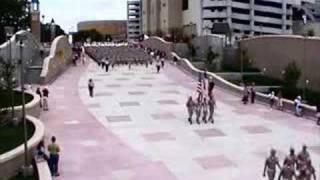 Aggie Band March to Reed Arena Ballad of the Green Berets [upl. by Phare]