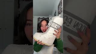 Los nuevas botas para la nieve 😳❄️🫰🏻 moonboots haul aesthetic [upl. by Kellen]