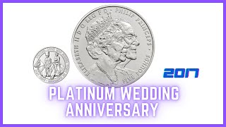 Platinum Wedding Queen Elizabeth II 2017 £5 Coin Lets Look [upl. by Hopkins]