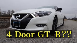 2017 Nissan Maxima SR Review A Cool Sporty Sedan [upl. by Sivrad]