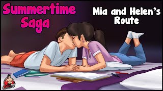 Summertime Saga FULL WALKTHROUGH v0207  Mia and Helen’s Route [upl. by Sileray]