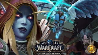 Sylvanas Raises Derek Proudmoore Cutscene  Undead Brother 81 WoW BFA Tides of Vengeance [upl. by Olds451]