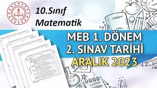 10Sınıf Matematik 2 Yazılı Sınav Tüm Senaryo Sorularının Çözümleri 26 Aralık 2023 [upl. by Nnovahs]