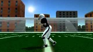 Wide Receiver Two Point Stance [upl. by Atikel]