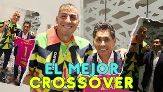 Jorge Campos inmortaliza a Nahuel Guzmán ¡Le regaló una de sus icónicas playeras [upl. by Vahe]