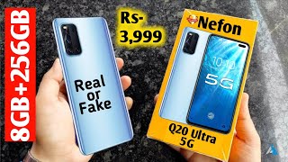 Nefon q20 Ultra 5G 8GB Ram Rs 3999  Nefon q20 Ultra real or fake  Nefon q20 Ultra unboxing  Nefon [upl. by Von448]