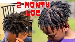 2 MONTH Starter loc update How to retwist TWO strand twistWash Day🔥🔥 [upl. by Eilsehc]