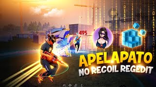 This REGEDIT will give you 95 headshot🎯 rate in free fire  100 real apelapato no recoil regedit🎯 [upl. by Rialc]