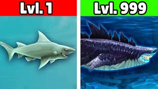 EVOLUINDO UM TUBARÃO ATÉ ELE VIRAR O REI DOS MARES  Hungry Shark Evolution [upl. by Dickinson]