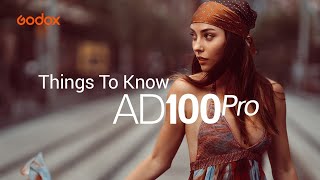 Everything You Need To Know About The Godox AD100 Pro  CameraStuff [upl. by Anabella765]