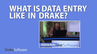 What is Drake Tax Data Entry [upl. by Torrey429]