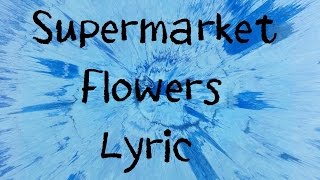 Supermarket Flowers  Ed Sheeran Lyric [upl. by Ayhtak]