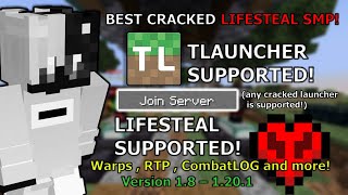 Best Cracked Lifesteal Smp 1201  TLauncher Supported [upl. by Idona]