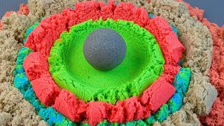 Satisfying Kinetic Sand Cutting  Soap opening HAUL No talking [upl. by Stafani]