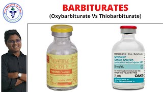 Barbiturates  Anesthesiology  Lecture 13 [upl. by Hankins]