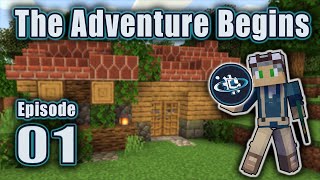 Minecraft Create Above and Beyond Ep 1  The Adventure Begins [upl. by Gulgee]