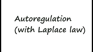 Physiology of Autoregulation myogenic theory amp metablolic theory of Autoregulation [upl. by Yursa]