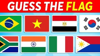 Guess the Flag Quiz  Can You Guess the 50 Flags [upl. by Cam]