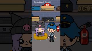 Kuromi And Policeman👮‍♂️🖤💜 tocaboca tocalifeworld [upl. by Gertruda]