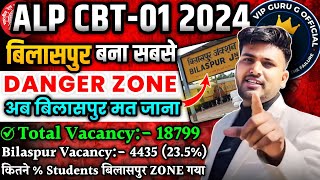 RRB ALP 2024  RRB BILASPUR बना सबसे Danger Zone ❌ अब आपको लिए Safe Zone ये हैं alp [upl. by Nytsirhc]