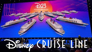 Disney Cruise Line Announces More Ships  D23 The Ultimate Disney Fan Event [upl. by Koziarz]