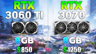 RTX 3060 Ti vs RTX 3070  Test in 1440p [upl. by Nollek]