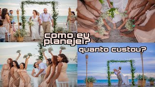 🔴 TUDO SOBRE O MEU CASAMENTO NA PRAIA💍👰 com fotos e vídeo [upl. by Ydnew]