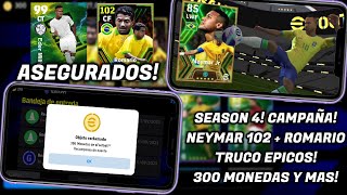 🚨 TRUCO SACAR A NEYMAR JR 102  ROMARIO 103 EPICO  300 MONEDAS GRATIS Y 7 POTW 🎁 EFOOTBALL 24 [upl. by Ros]