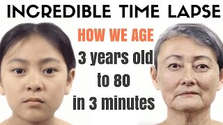 How we age incredible time lapse video [upl. by Reddy]