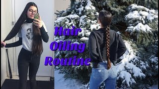 Hair Oiling Routine  DemoFAQ [upl. by Arbba]