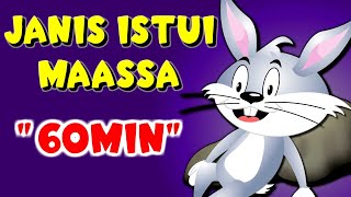 1 tunti ♫ Lastenlauluja suomeksi ♫ Jänis istui maassa  monta muuta lastenlaulua [upl. by Alvera]