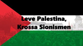 Leve Palestina Krossa Sionismen Swedish English and Danish lyrics [upl. by Tega]