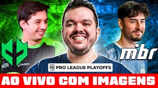 PLAYOFFS Dia 2 ESL Pro League Season 20  COM Gaules AO VIVO COM IMAGENS [upl. by Mich]