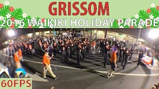 Virgil Grissom HS quotTigerquot Marching Band  2016 Waikiki Holiday Parade [upl. by Nawad]