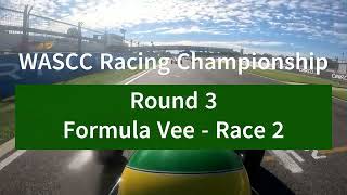 2024 WASCC Racing Championship  Round 3  Formula Vee  Race 2 14 [upl. by Nessaj]